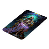 Seven Potencies Santa Muerte Magnet (Linke Seite)