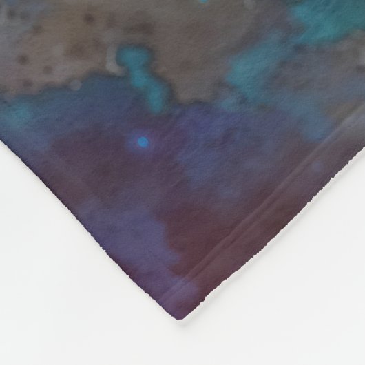 Seven Powers Santa Muerte Fleecedecke (Ecke)