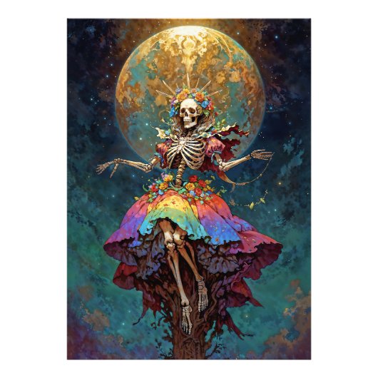 Seven Powers Santa Muerte Fotodruck (Vorne)