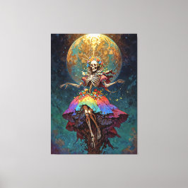 Seven Powers Santa Muerte Leinwanddruck