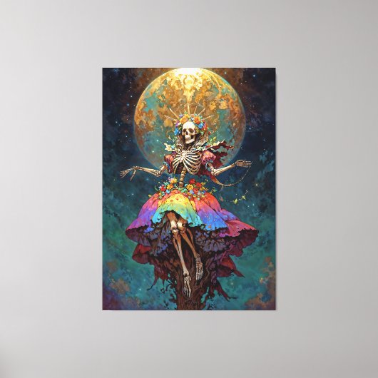 Seven Powers Santa Muerte Leinwanddruck (Vorderseite)