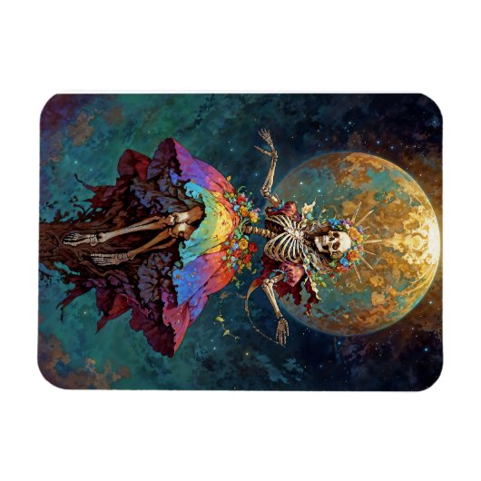 Seven Powers Santa Muerte Magnet (Horizontal)