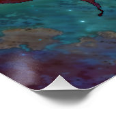 Seven Powers Santa Muerte Poster (Ecke)