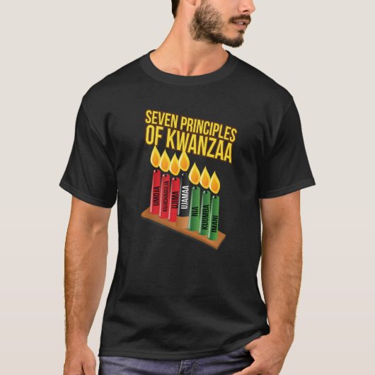 Seven Principles of Kwanzaa Premium T-Shirt (Vorderseite)