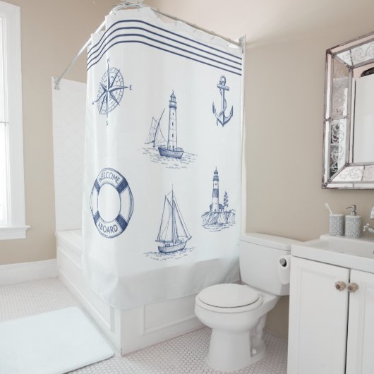 Seven Seas Duschvorhang (Beispiel)