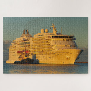 Seven Seas Navigator Kreuzfahrtschiff bei Morgendä Puzzle