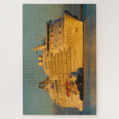Seven Seas Navigator Kreuzfahrtschiff bei Morgendä Puzzle (Vertikal)