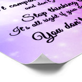 Seven Simple Rules for Life - kann die Größe änder Poster (Ecke)