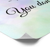 Seven Simple Rules for Life - Text ändern Poster (Ecke)