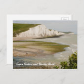 Seven Sisters and Beachy Head Postcard Postkarte (Vorne/Hinten)