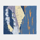 Seven Sisters Fleecedecke (Vorderseite (Horizontal))