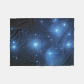 Seven Sisters Star Cluster Pleiades Messier 45 Fleecedecke (Vorderseite (Horizontal))