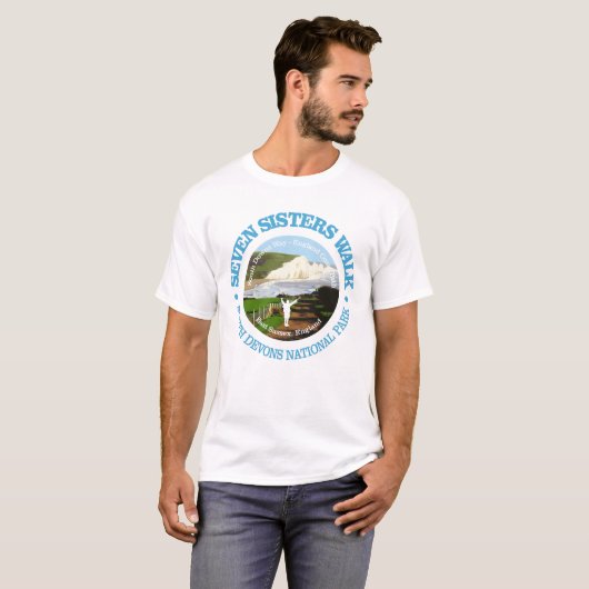 Seven Sisters Walk (rd) T-Shirt (Vorne ganz)