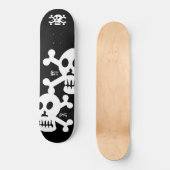 SEVEN SKULL BY MASANSER PIXELAT SKATEBOARD (Vorderseite)