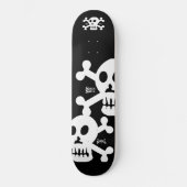 SEVEN SKULL BY MASANSER PIXELAT SKATEBOARD (Vorderseite)