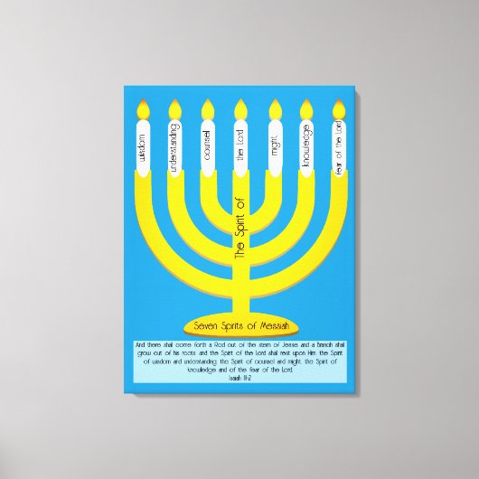 Seven Spirits of Messiah  Leinwanddruck (Vorderseite)
