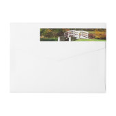 Seven Springs Fall Bridge I Herbst Landschaft (Rückseite)