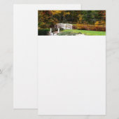 Seven Springs Fall Bridge I Herbst Landschaft Briefpapier (Vorne/Hinten)
