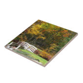 Seven Springs Fall Bridge I Herbst Landschaft Fliese (Seite)