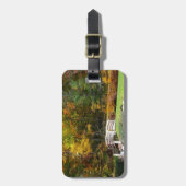 Seven Springs Fall Bridge I Herbst Landschaft Gepäckanhänger (Vorderseite vertikal)