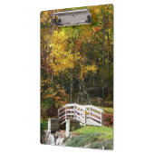 Seven Springs Fall Bridge I Herbst Landschaft Klemmbrett (Links)