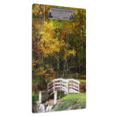 Seven Springs Fall Bridge I Herbst Landschaft Klemmbrett (Rechts)