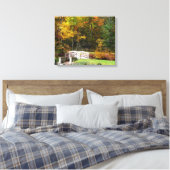 Seven Springs Fall Bridge I Herbst Landschaft Leinwanddruck (Insitu (Schlafzimmer))