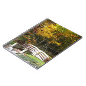Seven Springs Fall Bridge I Herbst Landschaft Notizblock (Linke Seite)