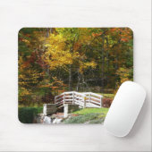 Seven Springs Fall Bridge I Herbstlandschaft Mousepad (Mit Mouse)