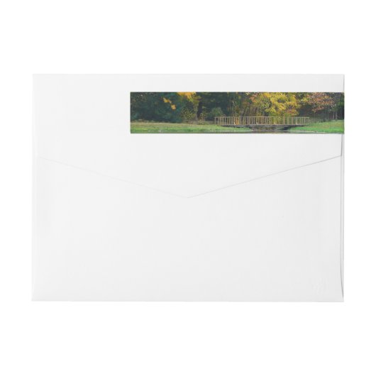 Seven Springs Fall Bridge II Herbstlandschaft (Rückseite)