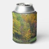 Seven Springs Fall Bridge II Herbstlandschaft Dosenkühler (Kanne Rückseite)