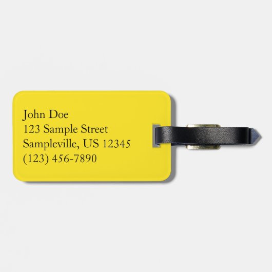 Seven Springs Fall Bridge II Herbstlandschaft Gepäckanhänger (Rückseite horizontal)