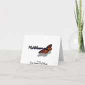 Seven Springs Fall Bridge II Herbstlandschaft Karte (Rückseite)