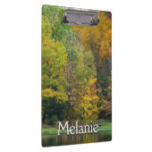 Seven Springs Fall Bridge II Herbstlandschaft Klemmbrett (Rechts)