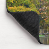 Seven Springs Fall Bridge II Herbstlandschaft Mousepad (Ecke)