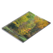 Seven Springs Fall Bridge II Herbstlandschaft Notizblock (Linke Seite)