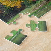 Seven Springs Fall Bridge II Herbstlandschaft Puzzle (Seite)