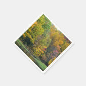 Seven Springs Fall Bridge II Herbstlandschaft Serviette (Ecke)