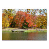 Seven Springs Fall Bridge III Herbstlandschaft (Vorderseite (Horizontal))