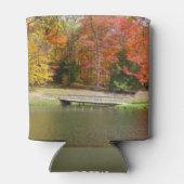 Seven Springs Fall Bridge III Herbstlandschaft Dosenkühler (Rückseite)