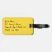 Seven Springs Fall Bridge III Herbstlandschaft Gepäckanhänger (Rückseite horizontal)