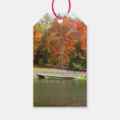 Seven Springs Fall Bridge III Herbstlandschaft Geschenkanhänger (Vorderseite)