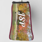 Seven Springs Fall Bridge III Herbstlandschaft Golf Headcover (Rotieren 90)
