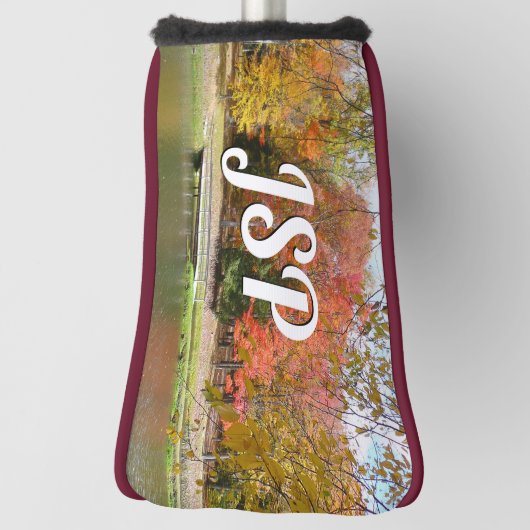 Seven Springs Fall Bridge III Herbstlandschaft Golf Headcover (Rotieren 90)