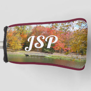 Seven Springs Fall Bridge III Herbstlandschaft Golf Headcover