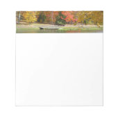 Seven Springs Fall Bridge III Herbstlandschaft Notizblock (Vorderseite)