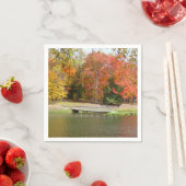Seven Springs Fall Bridge III Herbstlandschaft Serviette (Beispiel)