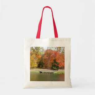 Seven Springs Fall Bridge III Herbstlandschaft Tragetasche