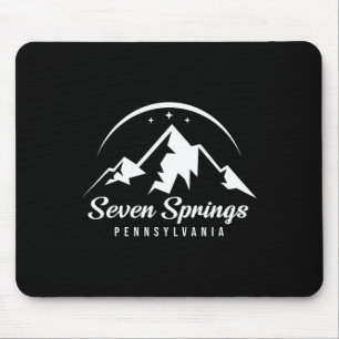 Seven Springs Pennsylvania Skigebiet Snowb Mousepad