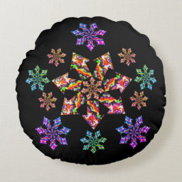 Seven Star Mantis Rundes Kissen